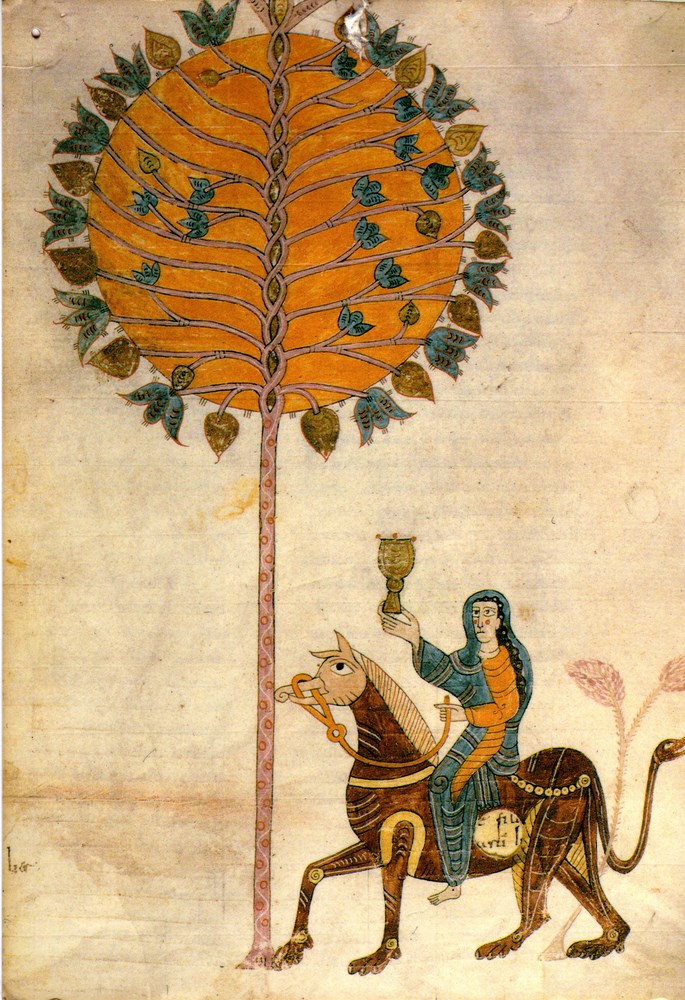 La femme sur la bete, Apocalypse selon Beatus de Liébana