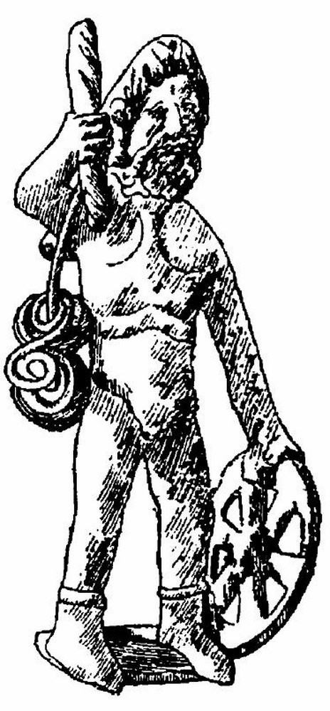 Taranis (S. Deyts, images des dieux de la Gaule, 1992, p.100)