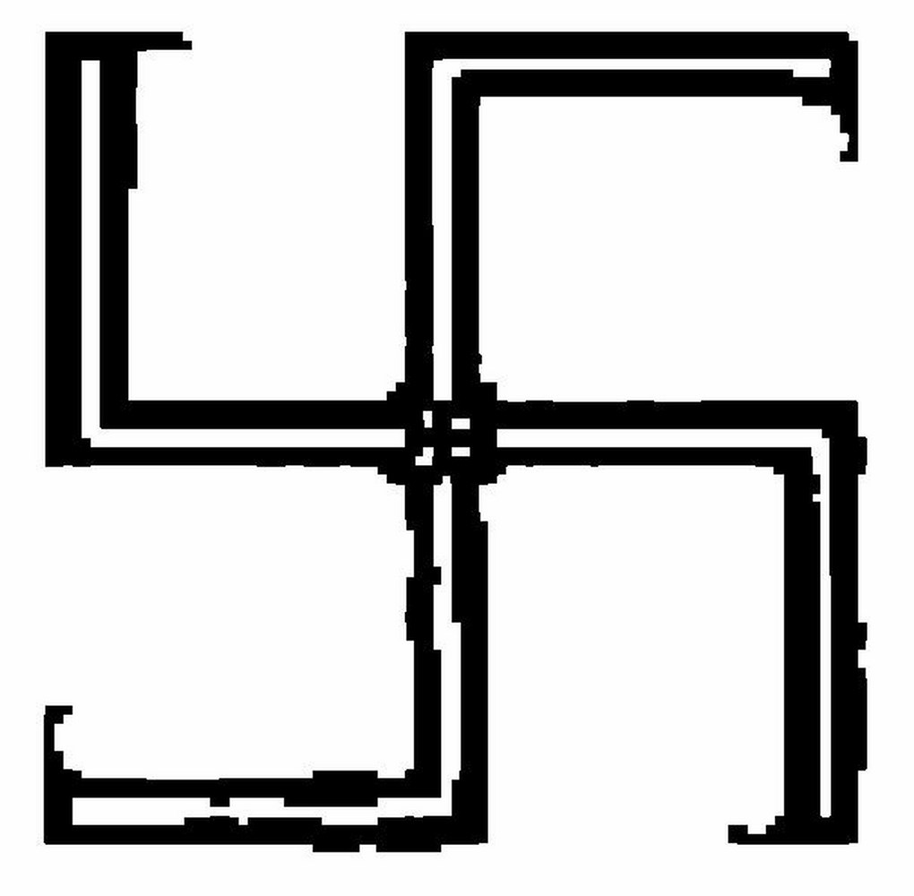 Fig.1.2 Swastika dextrogyre (Vir Singh Singh 1995, p.141)