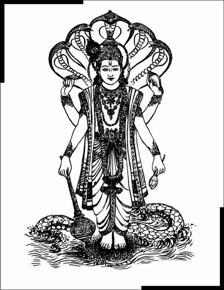 Fig. 4.2 Vishnou (Vir Singh 1995, p.12)