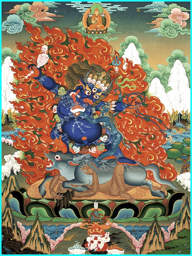 Thanka de Yamāntaka