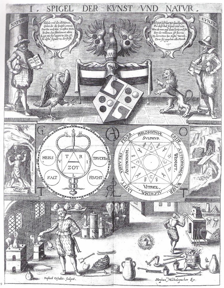 Steffan Michelspacher - Cabala - 1616. Seconde planche : Miroir de l’Art et de la Nature/></a></div>
	<div id=