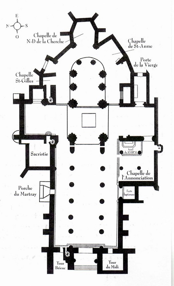 Plan de la cathédrale / incn, incn, crayon sur papier | incn